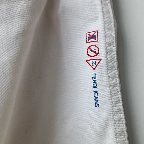 Vintage Fendi Jeans Ombre Made in Italy Cotton Denim Jeans - Picture 5 of 8